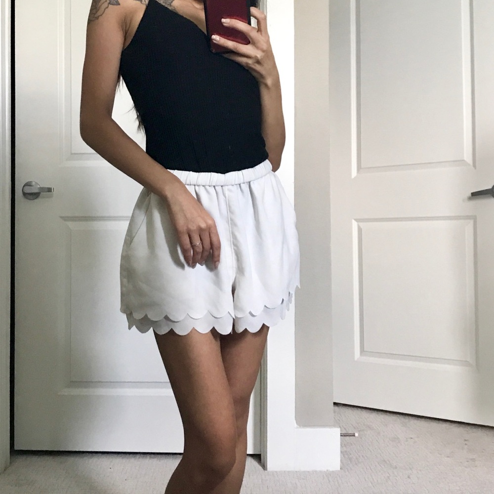 Kendall & Kylie Double Layered Cut Off Shorts